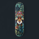 Boho Jungle Lion Skateboard<br><div class="desc">Boho Jungle Lion Skateboard Deck Danke für den Einkauf in meinem Geschäft. Alle meine Liebe,  fließend und digital,  dotter und grafischer Kunst</div>