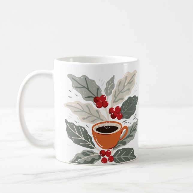 Boho-Kaffeepflanze Kaffeetasse (Links)