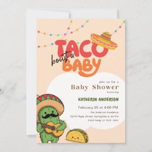 Boho-Kaktus-Fiesta – Ein Baby-Shower-Taco Einladung