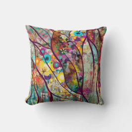 Boho Kaleidoskop - Natur Inspiriert Blumenstrauß - Kissen