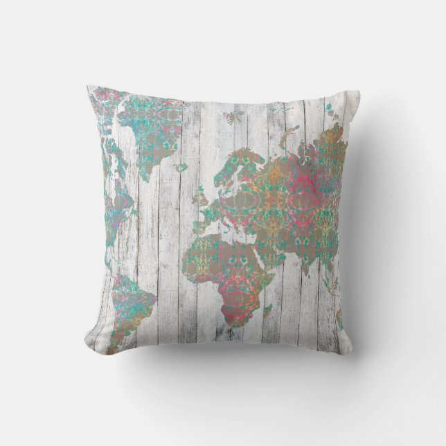 Boho Karte II Kissen (Vorderseite)