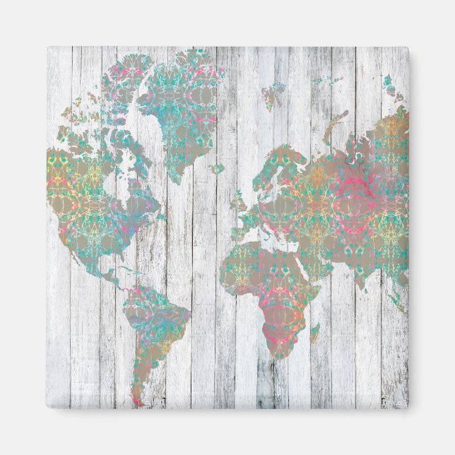 Boho Karte II Magnet (Vorne)