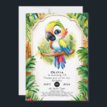 Boho Kids Parrot Birthday Einladung<br><div class="desc">Treten Sie ein in eine Welt des charmanten Charmes mit unseren Boho Kids Parrot Geburtstag Einladungen! Diese Einladungen mit farbenfrohen Papageien mit böhmischen Akzenten inmitten üppiger Vegetation und blumengeschmückten Motiven sind der perfekte Set für ein Geburtstagsfest voller Kreativität und Wunder. Vollständig anpassbar und druckbar machen sie die Party-Planung mühelos. Fügen...</div>