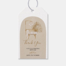 Boho Kinderzimmer Baby Dusche Danke Tag Geschenkanhänger