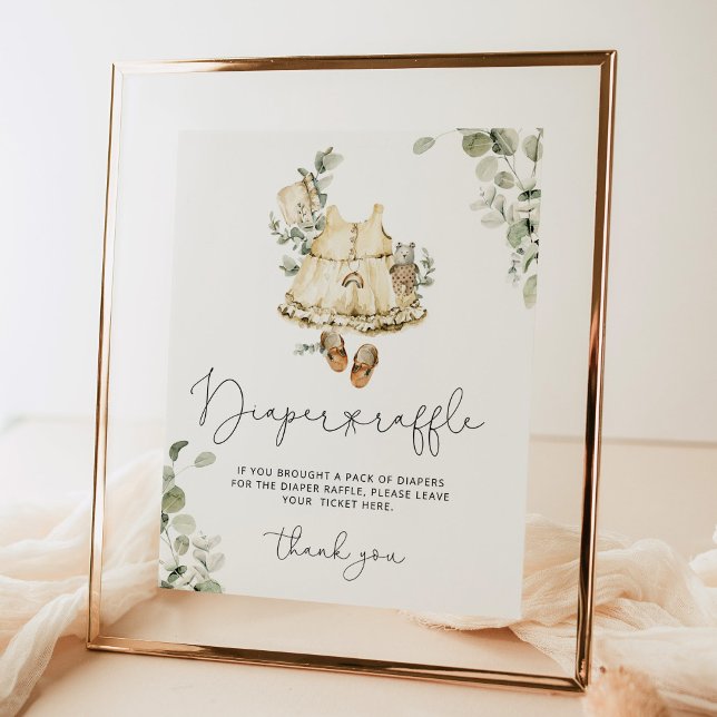 Boho Kinderzimmer Vintag Outfit Windelpreiszeichen Poster (Von Creator hochgeladen)