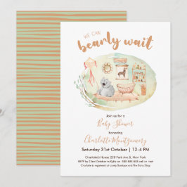 Boho Kinderzimmer wir können frühzeitig abwarten B Einladung