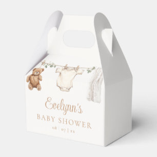 Boho-Kleiderleine geschlechtsneutrale Babyparty Geschenkschachtel