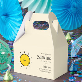 Boho kleiner Ray der Sonnenschein-Babydusche Geschenkschachtel
