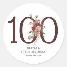 Boho-Kürbis-Herbstblüte 100. Geburtstag