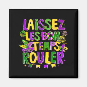 Boho Laissez Les Bon Temps Rouler Mardi Gras 2026 Magnet