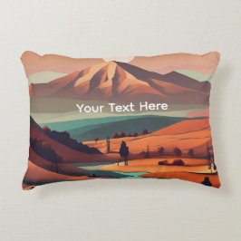 Boho landscape dekokissen