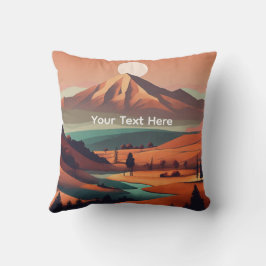 Boho landscape kissen