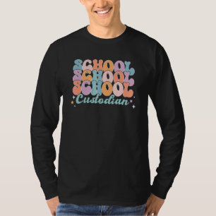 Boho Lehre Liebe Inspirieren Schulhausmeister Zurü T-Shirt
