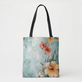 Boho-Leichter Tropischer Blumen-Tragetasche Tasche