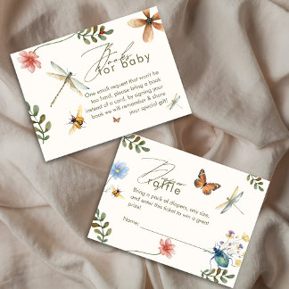 Boho Liebe Bug Insekten Dragonfly Babydusche Begleitkarte