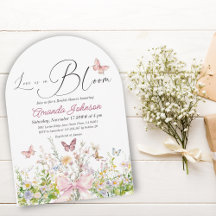 Boho Liebe in Boom Wildblume Bow Brautparty