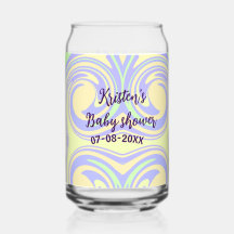 Boho lila grüne Babydusche Marmor rustikal, modern