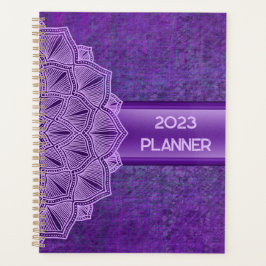 Boho Lila Mandala 2023 Planer
