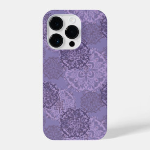 Boho Lila Mandalas iPhone 14 Plus Fall iPhone 14 Pro Hülle