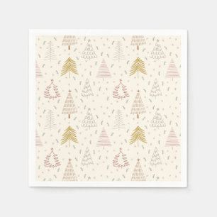 Boho line Weihnachtsbaum Serviette