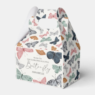 Boho Little Butterfly Babydusche oder Geburtstag Geschenkschachtel