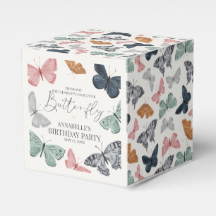 Boho Little Butterfly Geburtstagsparty Geschenkschachtel