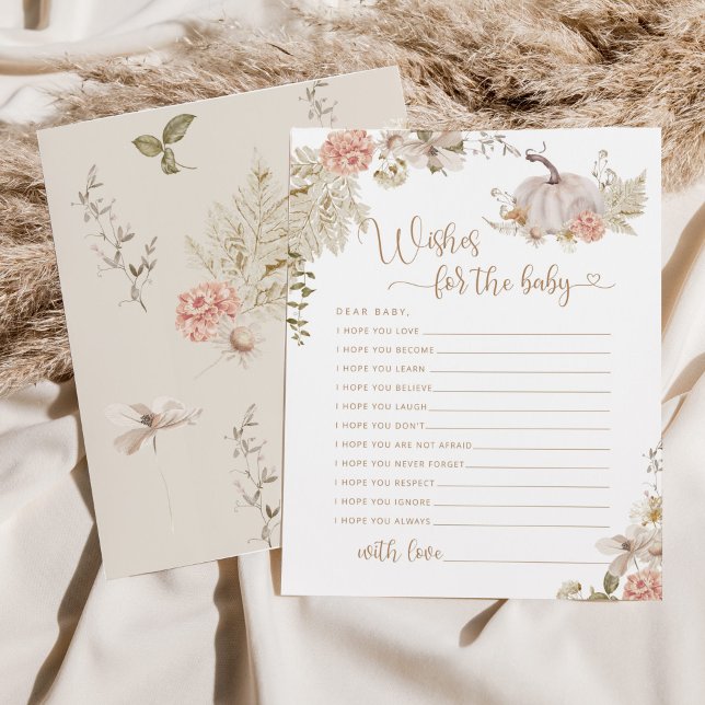 Boho Little Kürbis wünscht sich eine Babykarte (Von Creator hochgeladen)