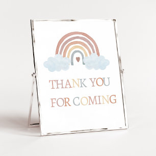 Boho Little Ray of Sunshine Danke fürs Kommen Poster