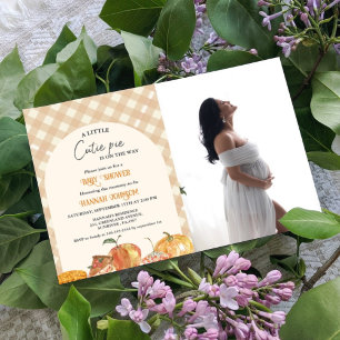 Boho Little Süsse Pie Erntedank Babydusche Einladung