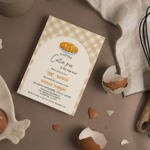 Boho Little Süsse Pie Erntedank Babydusche Einladung