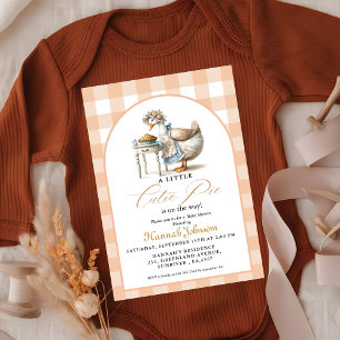 Boho Little Süsse Pie Erntedank Babydusche Einladung