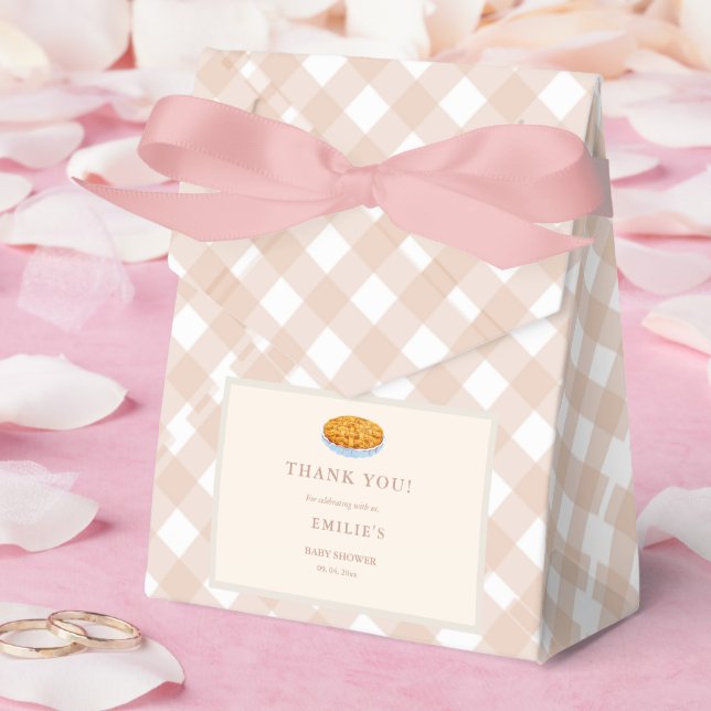 Boho Little Süsse Pie Erntedank Babydusche Geschenkschachtel (Hochzeit)