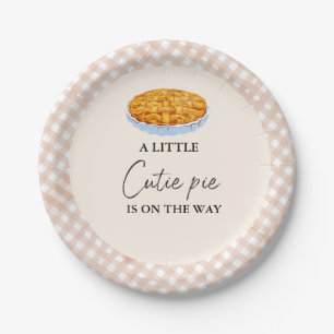Boho Little Süsse Pie Erntedank Babydusche Pappteller