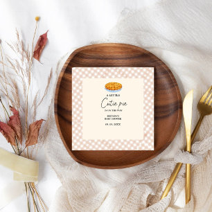 Boho Little Süsse Pie Erntedank Babydusche Serviette