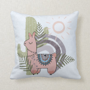 Boho Llama Kissen