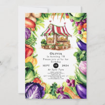 Boho Locale Grown Bauern Market Birthday
