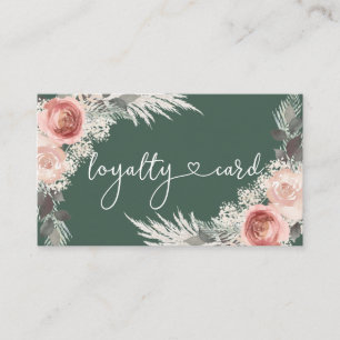 Boho Loyalty Business Card Visitenkarte