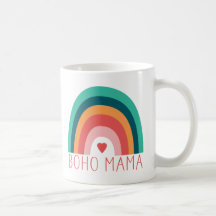 Boho Mama Regenbogen Moderne Helle Farben Trendig