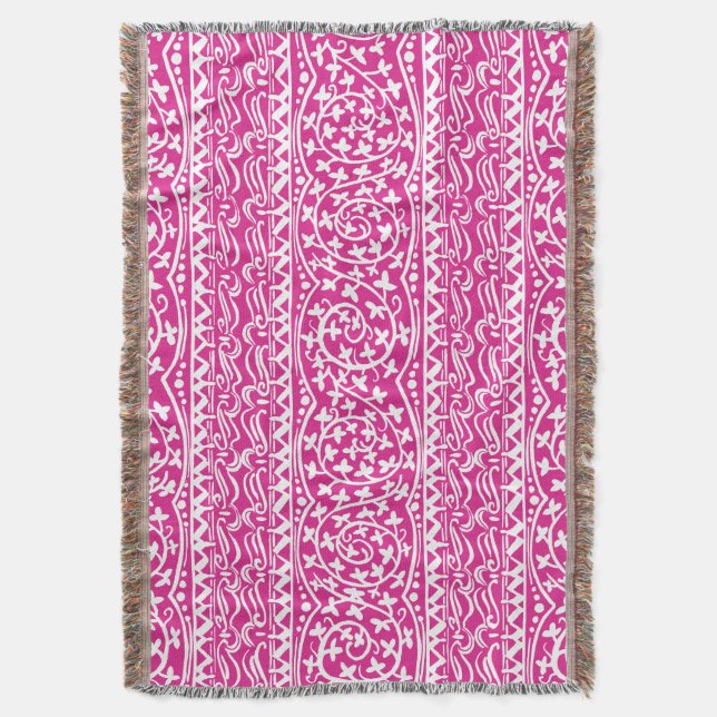 Boho Mandala Blume & Leaf Summer Decke (Vorderseite Vertikal)