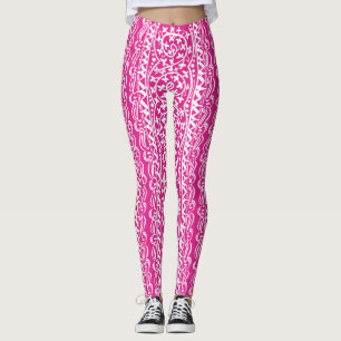 Boho Mandala Blume & Leaf Summer Leggings