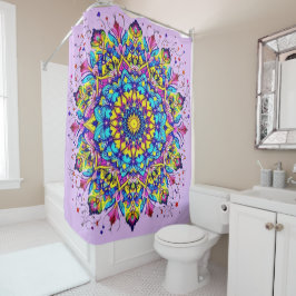 Boho Mandala Duschvorhang