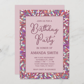 Boho Mandala Geburtstagsparty Einladung