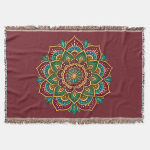 Boho Mandala Hippie Boho Decke