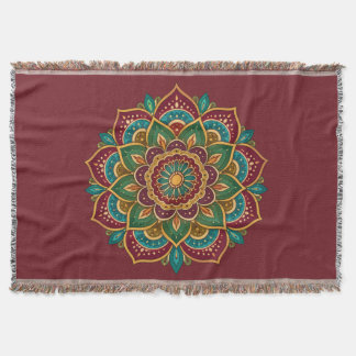 Boho Mandala Hippie Boho Decke