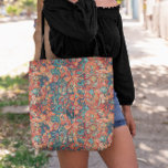 Boho Mandala | Monogramm Totbeutel Tasche<br><div class="desc">Ein trendiges Monogramm-Design mit großen Typografie-Initialen in einem klassischen Schriftart mit Ihrem Namen unten auf einem bohemianischen Mandala Muster Hintergrund. Jede Frau braucht eine gute Trage in die Tasche um all ihre Essentials herum. Ob es sich um ein Brautjunggeschenk, ein Geburtstagsgeschenk oder sogar ein kleines nettes Geschenk für sich selbst...</div>