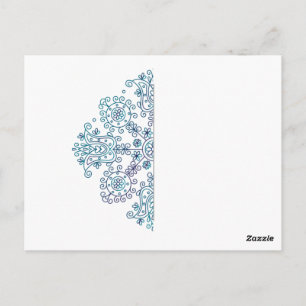 Boho Mandala Postkarte