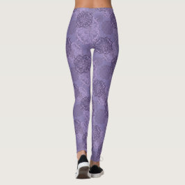 Boho Mandalase Lila Leggings