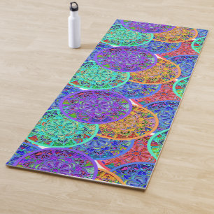 Boho Mandalases Beautiful Yogamatte