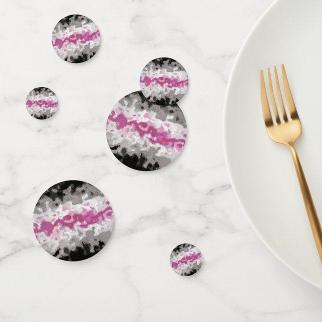 Boho Marble Abstrakte Librafeminine Pride Flag Konfetti (Gruppe)
