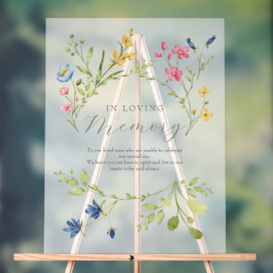Boho Mariage Mémorial En Souvenir Affectueux